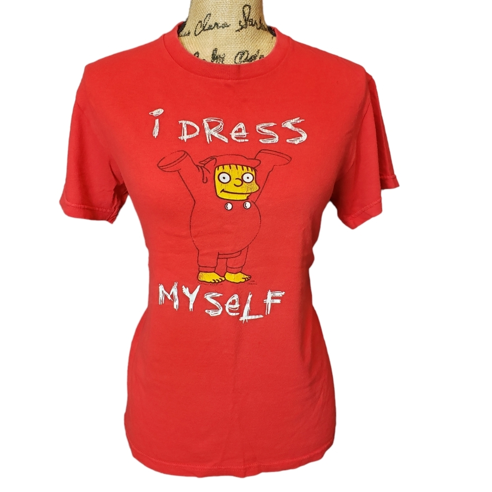 Simpsons Red Short Sleeve Tshirt